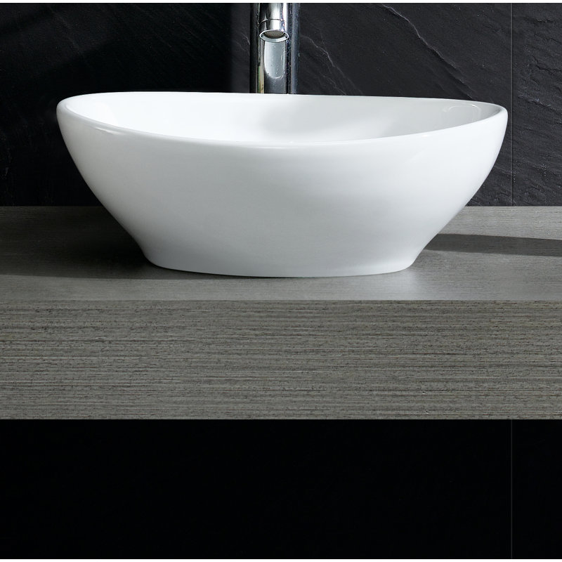 Fine Fixtures Modern Oval Vessel Bathroom Sink & Reviews Wayfair